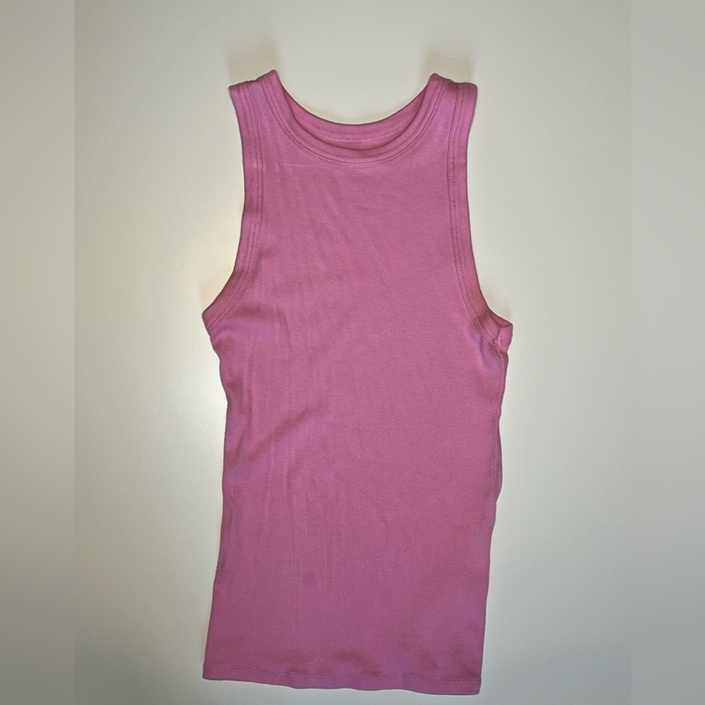 A new day pink tank